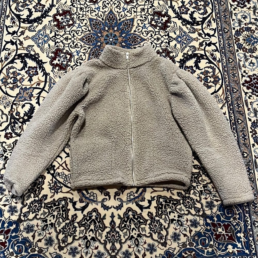 Express Fuzzy Zip Jacket